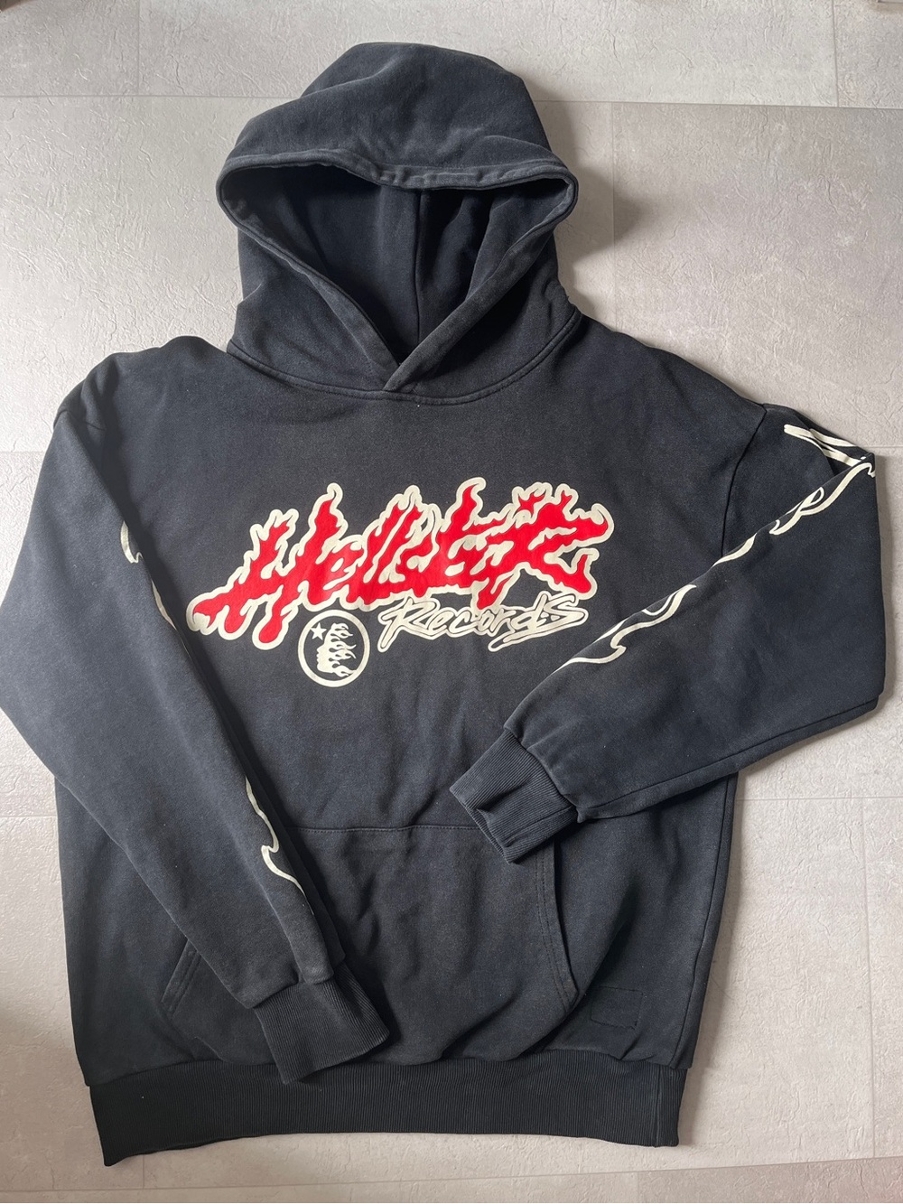 Hellstar Records Tour Hoodie Black - Size S